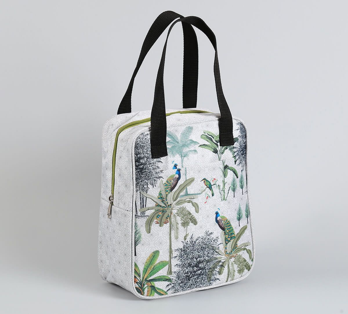 India Circus by Krsnaa Mehta Peacock Throne Paradise Insulated Lunch Bag