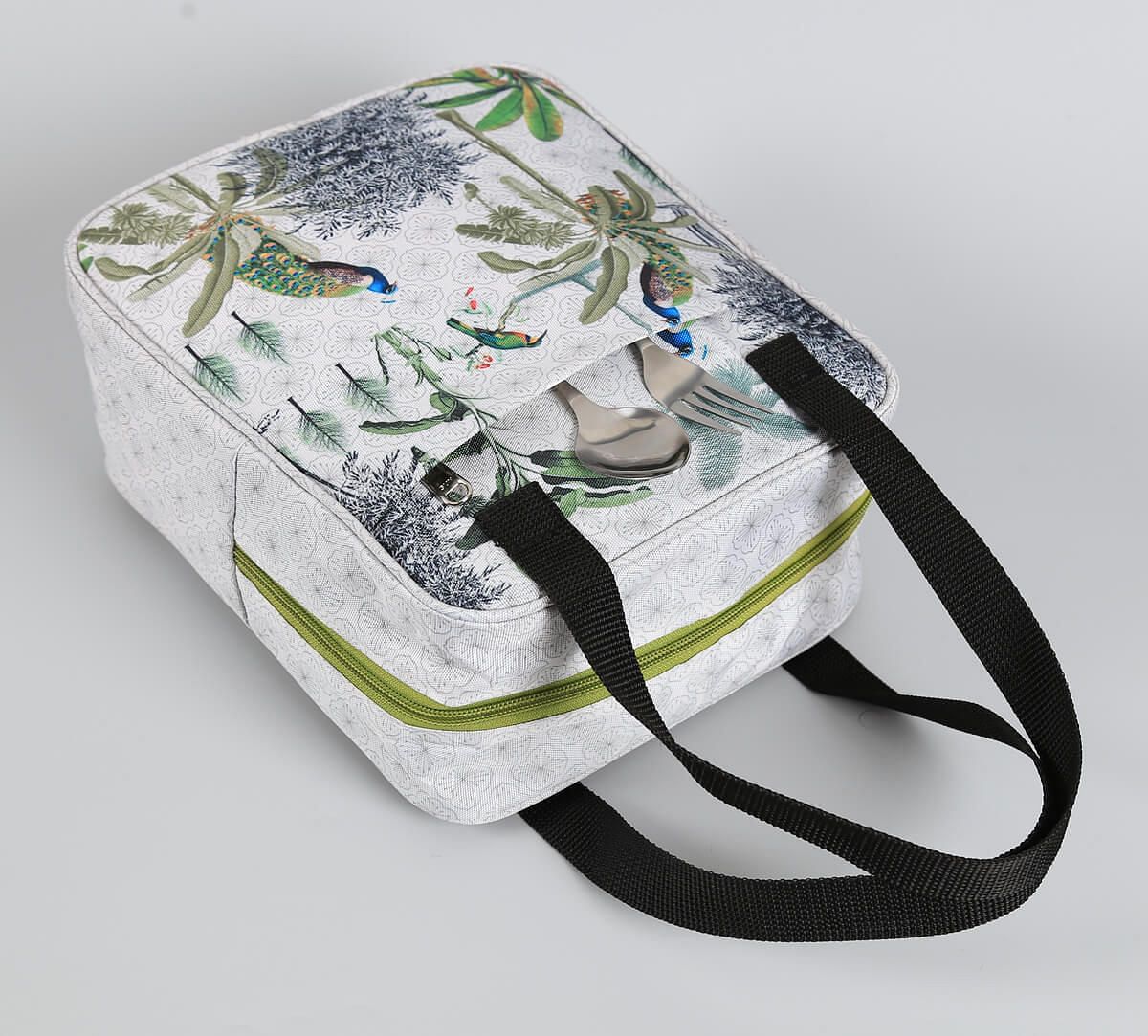 India Circus by Krsnaa Mehta Peacock Throne Paradise Insulated Lunch Bag