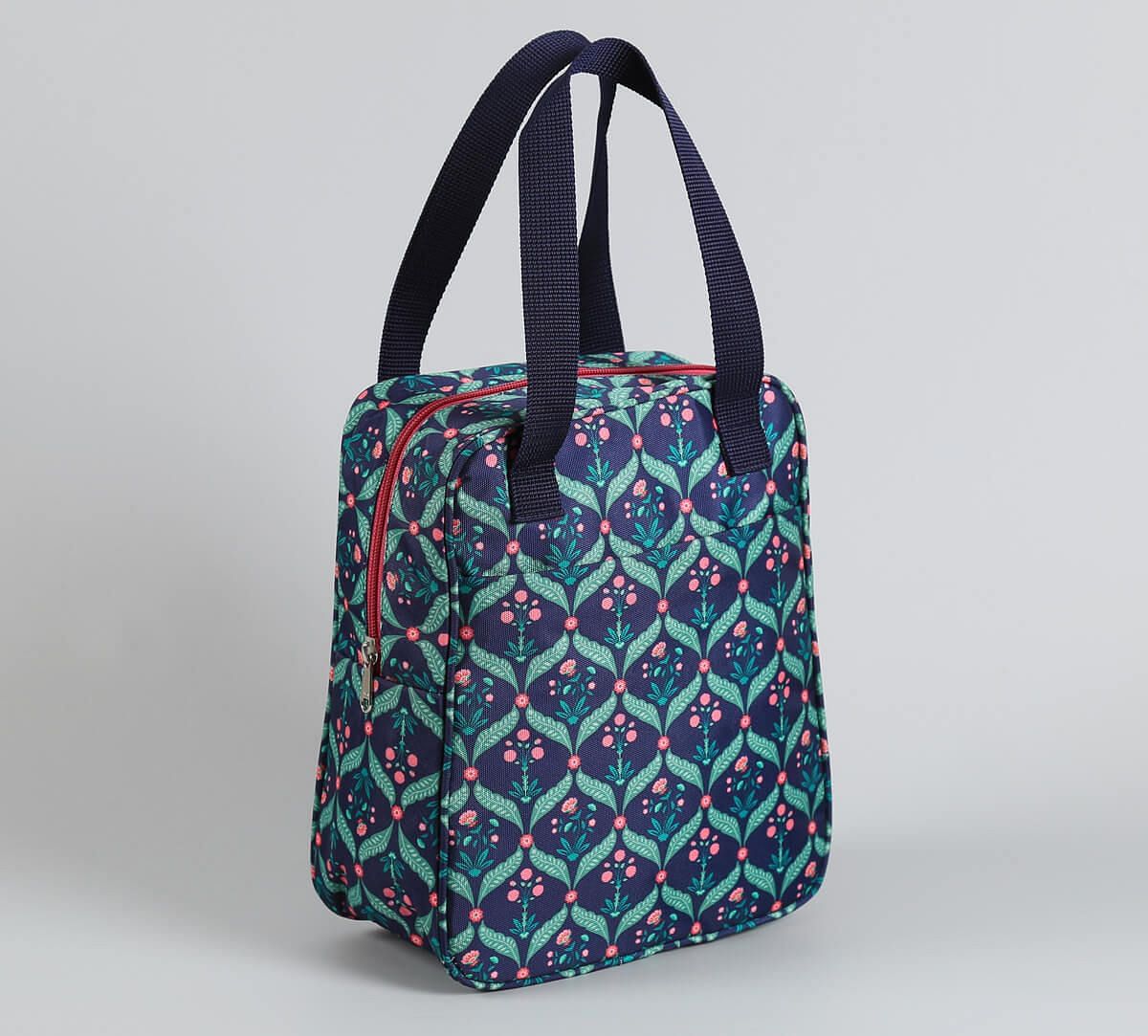 India Circus by Krsnaa Mehta Iron Blooming Dahlia Insulated Lunch Bag
