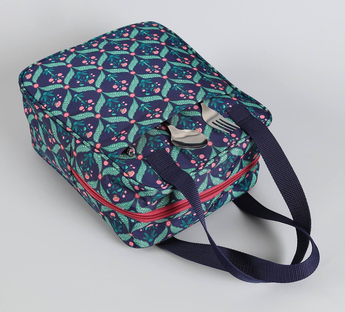 India Circus by Krsnaa Mehta Iron Blooming Dahlia Insulated Lunch Bag