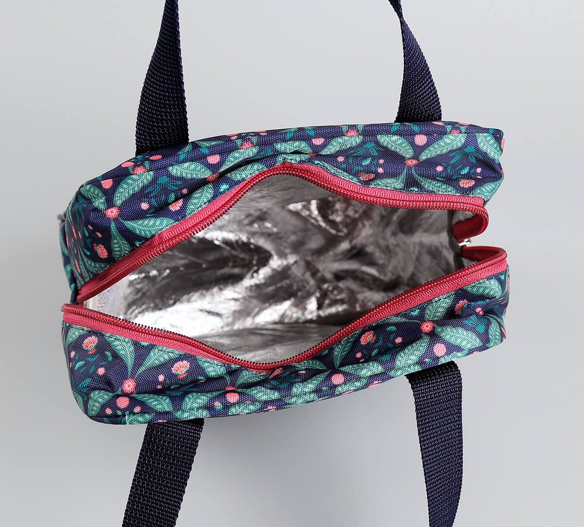 India Circus by Krsnaa Mehta Iron Blooming Dahlia Insulated Lunch Bag