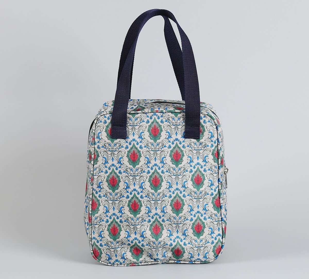 India Circus by Krsnaa Mehta Rosebuds of Damask Insulated Lunch Bag