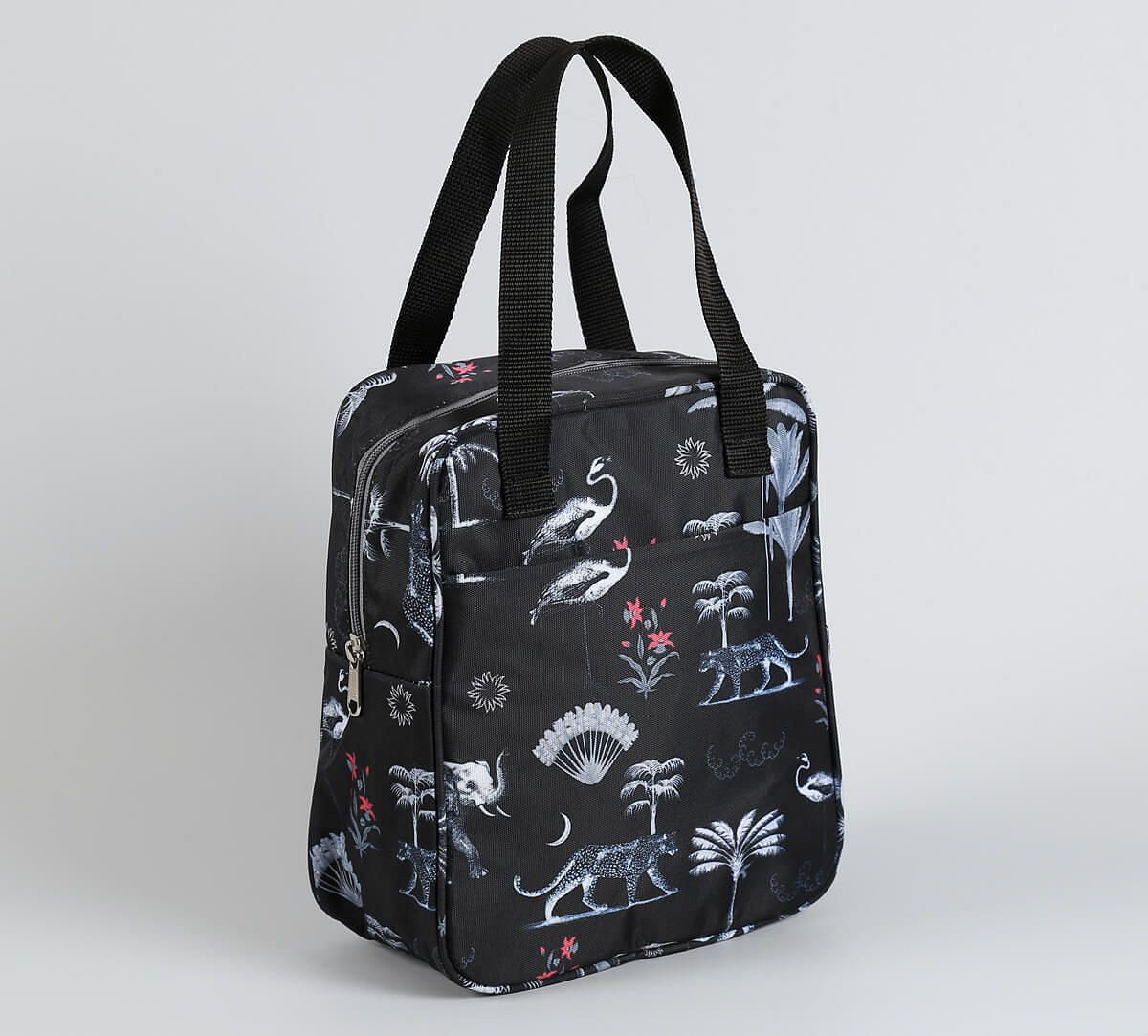 India Circus by Krsnaa Mehta Animalia Creations Insulated Lunch Bag