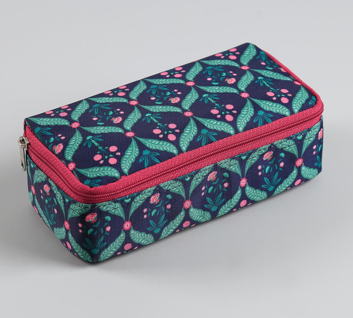 India Circus by Krsnaa Mehta Iron Blooming Dahlia Cosmetic Pouch