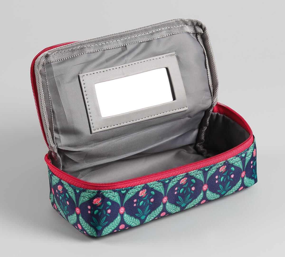India Circus by Krsnaa Mehta Iron Blooming Dahlia Cosmetic Pouch