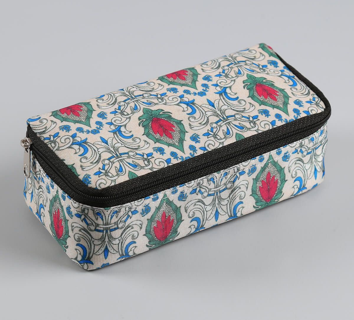 India Circus by Krsnaa Mehta Rosebuds of Damask Cosmetic Pouch