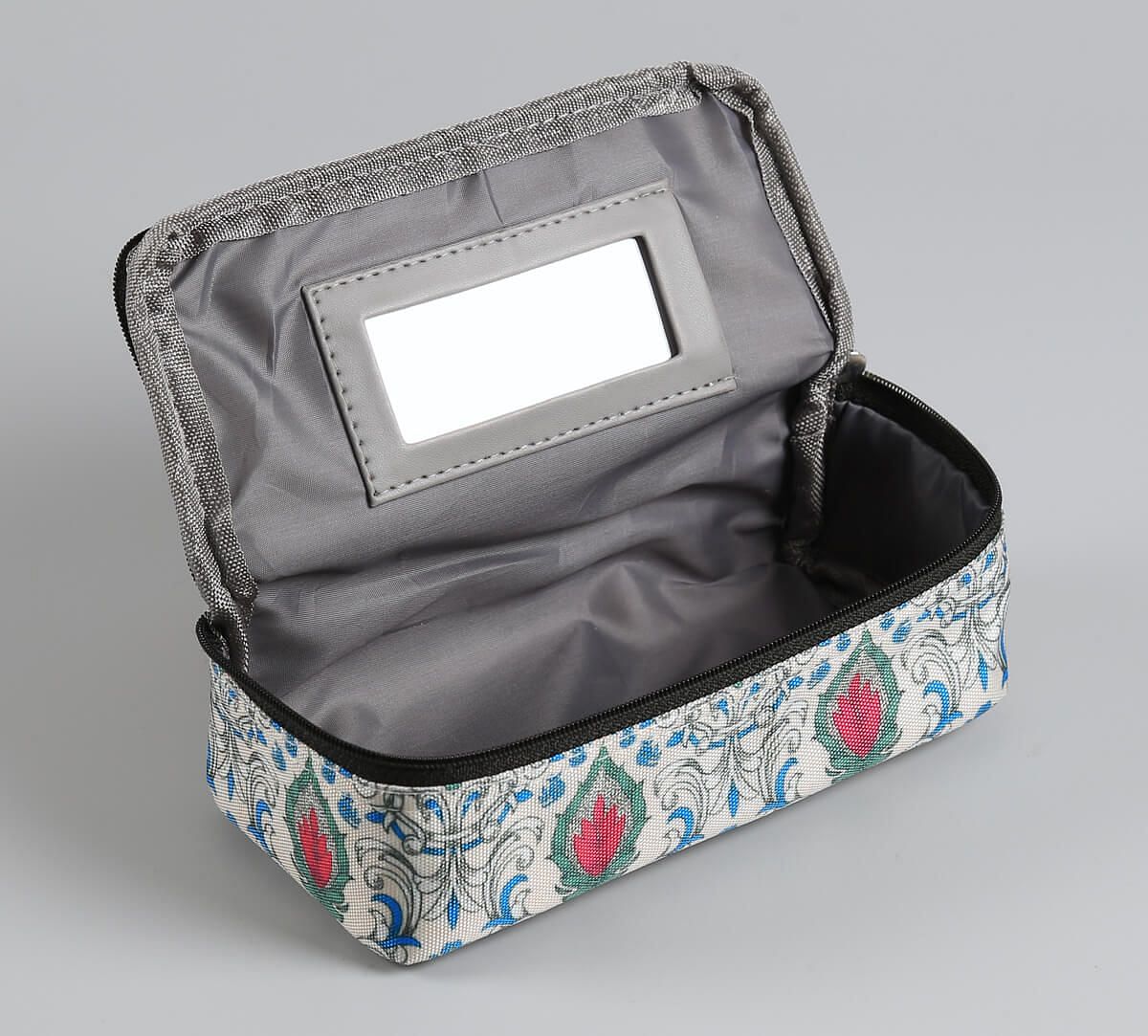 India Circus by Krsnaa Mehta Rosebuds of Damask Cosmetic Pouch