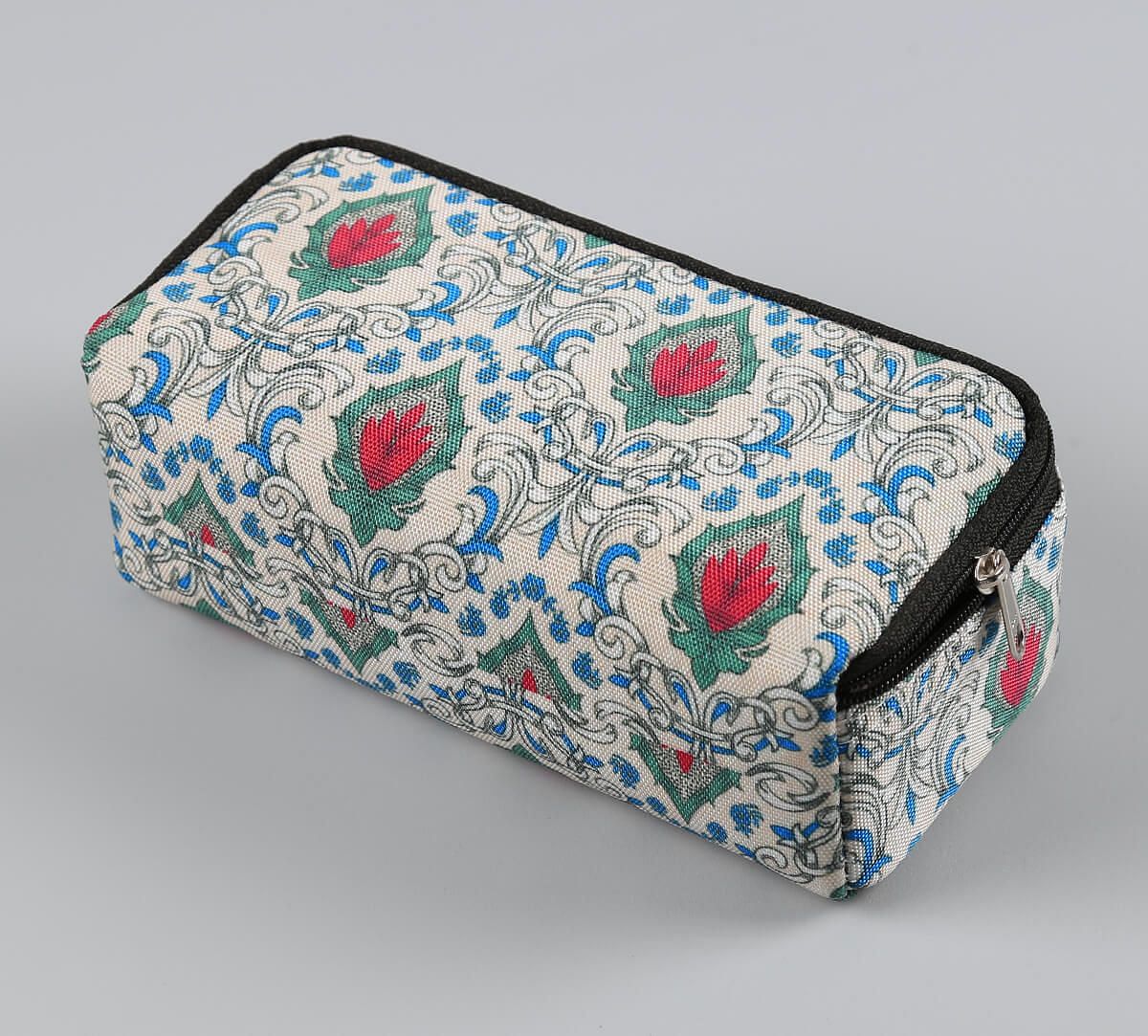 India Circus by Krsnaa Mehta Rosebuds of Damask Cosmetic Pouch
