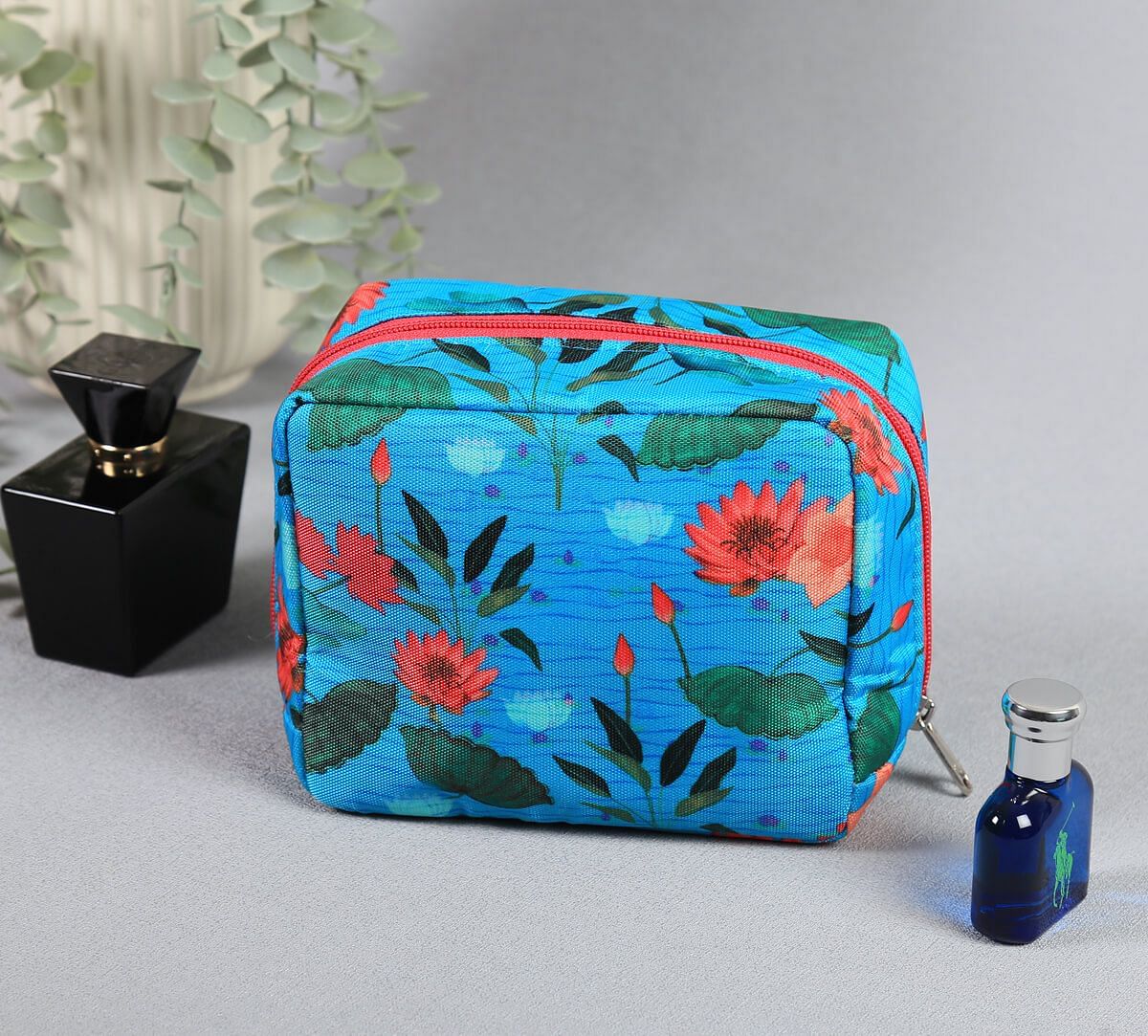 India Circus by Krsnaa Mehta Blossomy Mosaic Travel Pouch