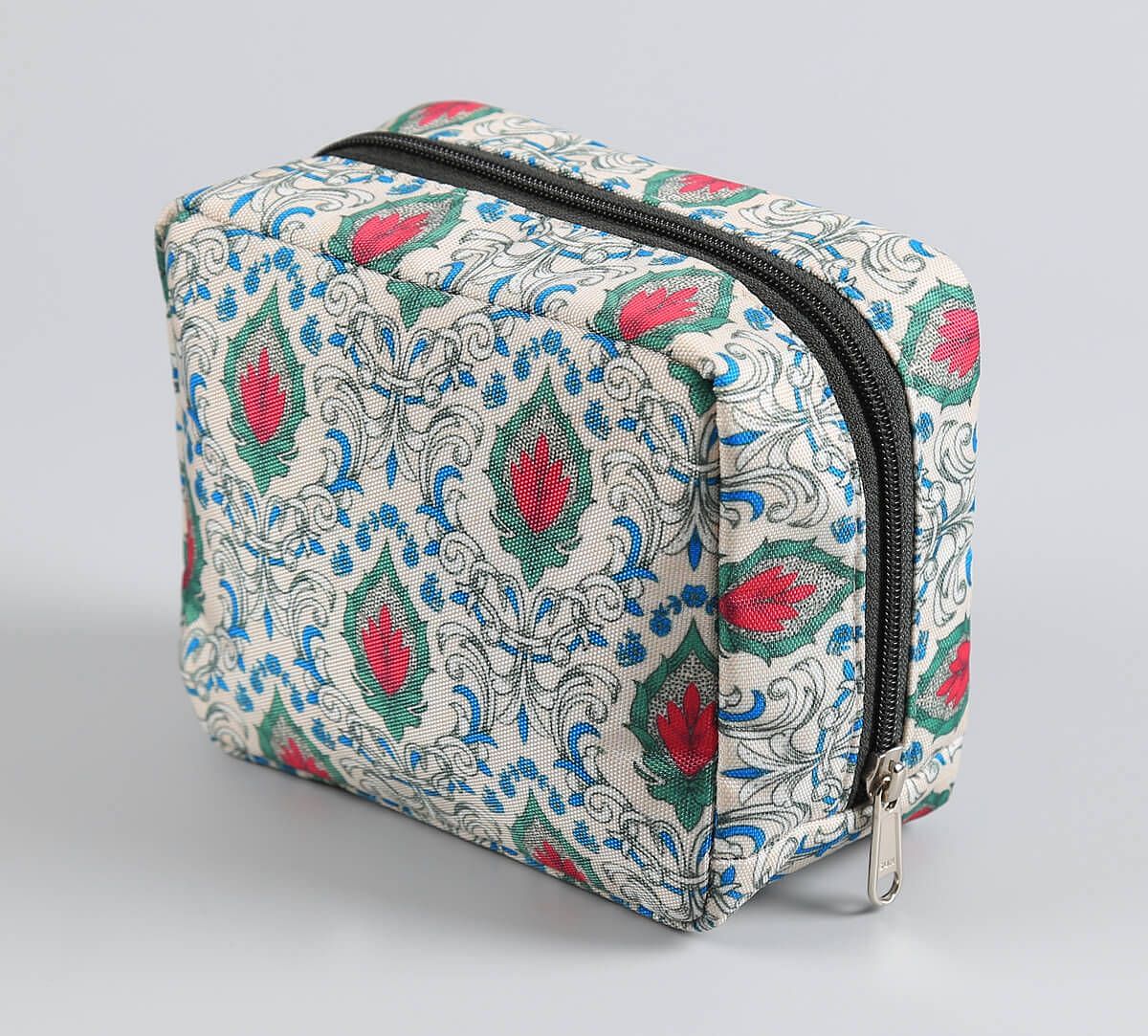 India Circus by Krsnaa Mehta Rosebuds of Damask Travel Pouch
