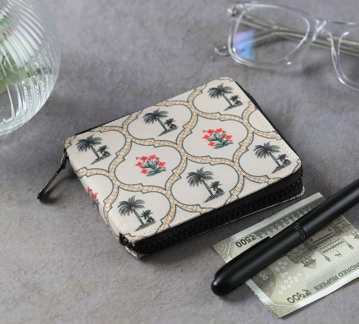 India Circus by Krsnaa Mehta Tropic Tryst Square Wallet