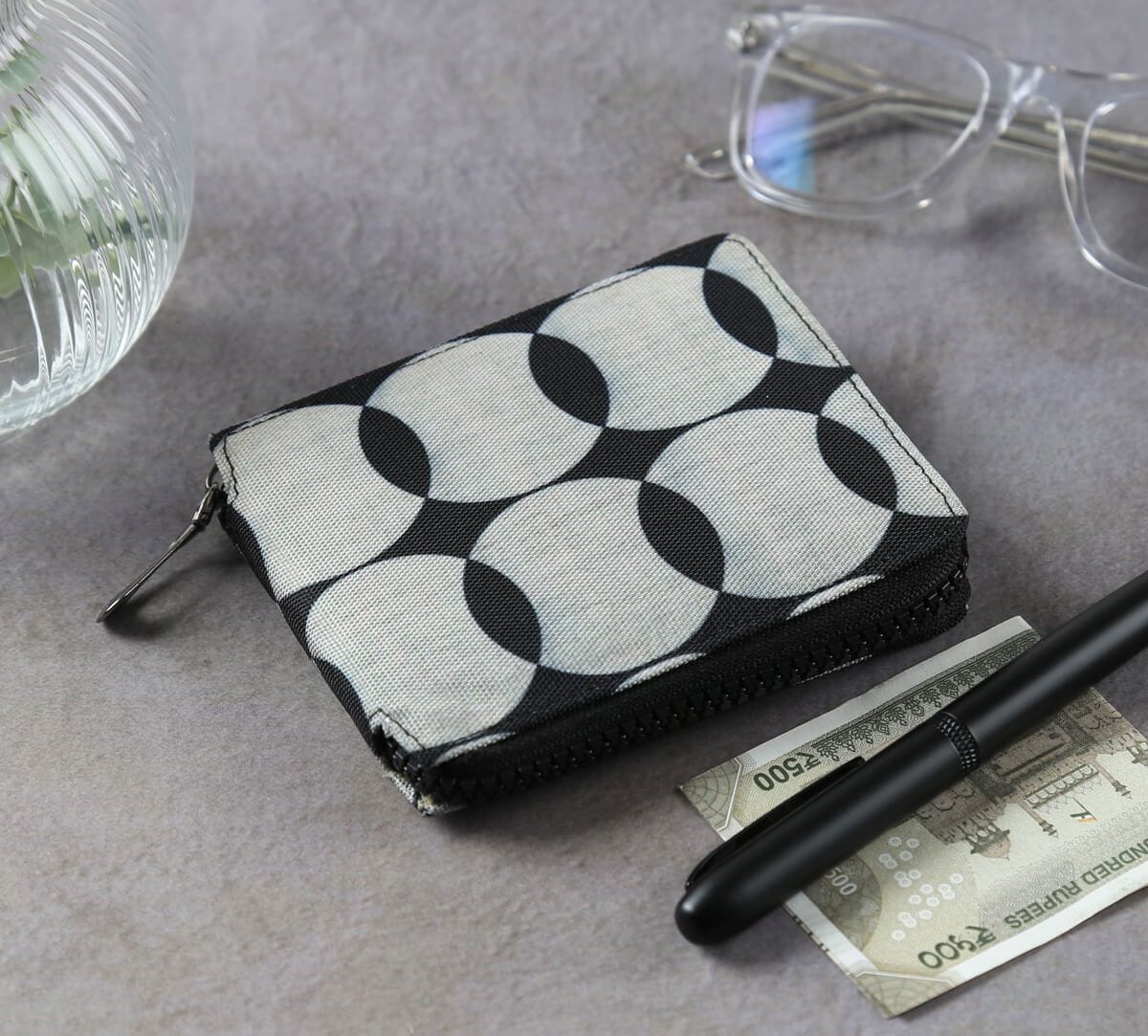 India Circus by Krsnaa Mehta Eclipse Elegance Square Wallet