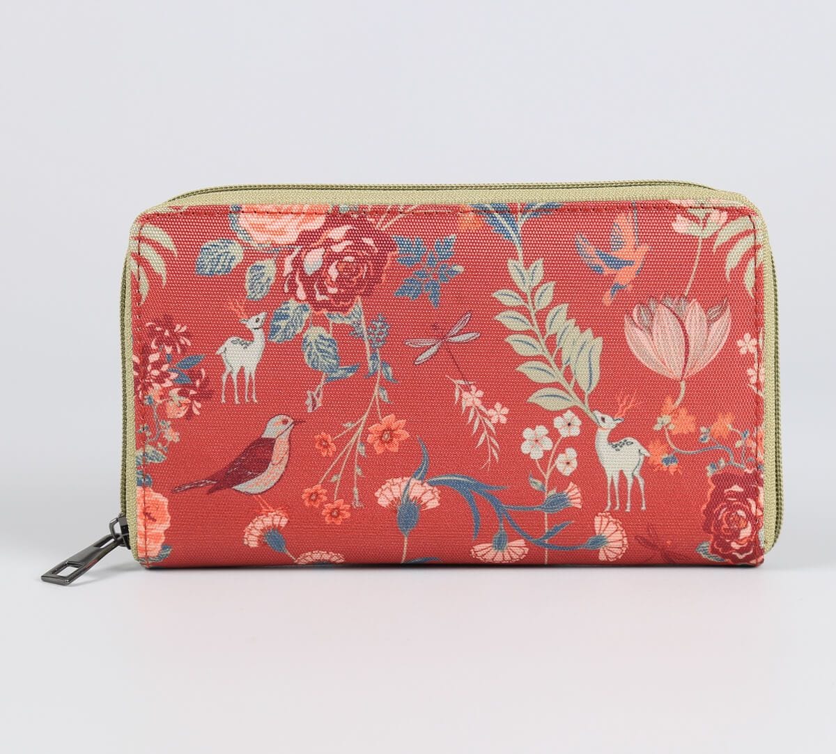 India Circus by Krsnaa Mehta Floral Galore Zipper Wallet