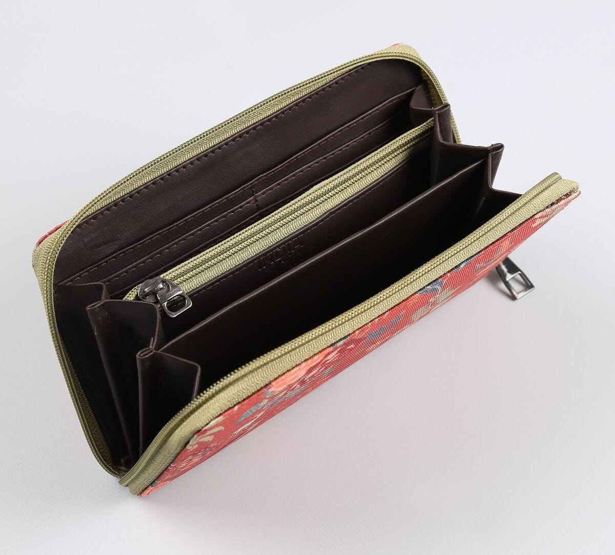 India Circus by Krsnaa Mehta Floral Galore Zipper Wallet