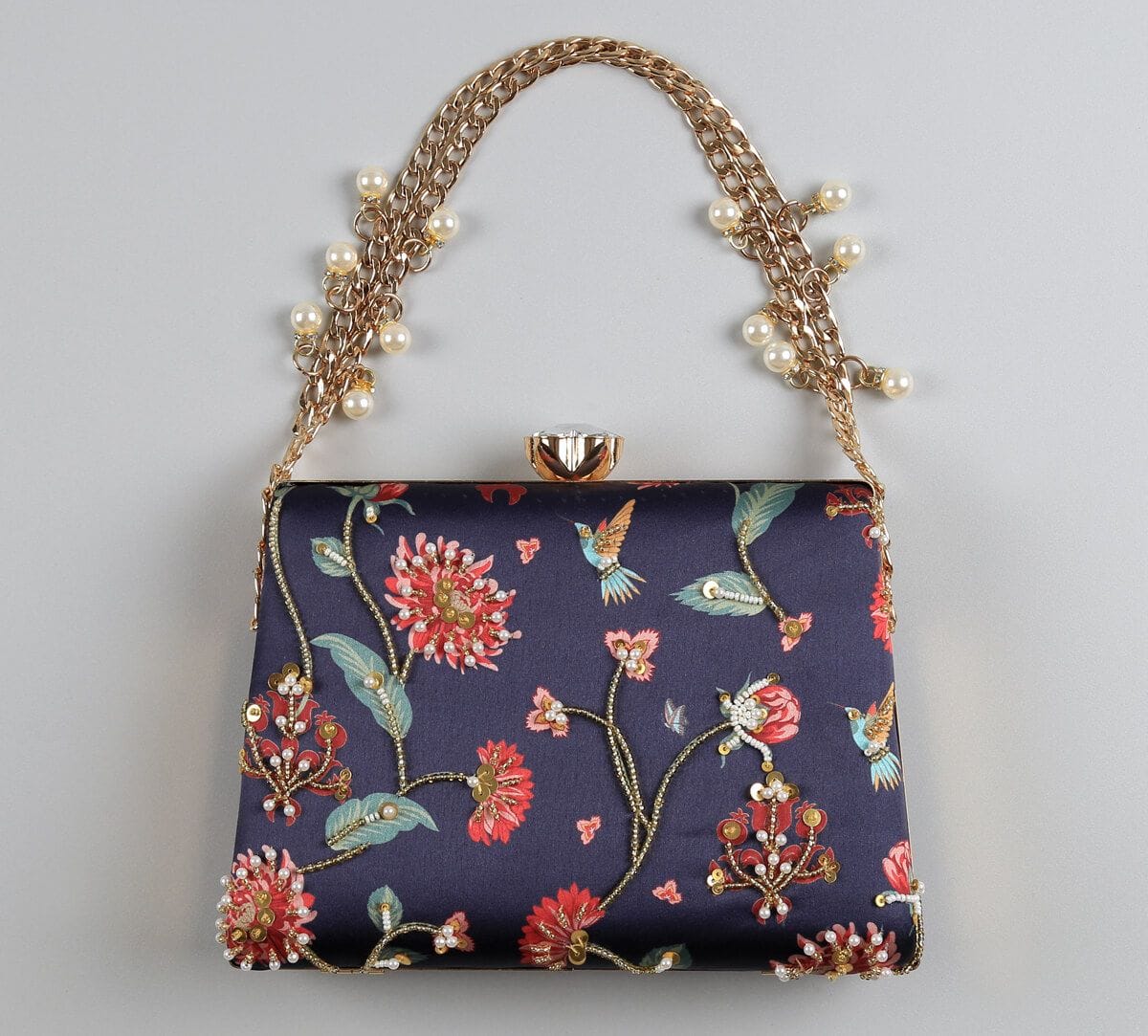 India Circus by Krsnaa Mehta Zinnian Jazz Embroided Clutch