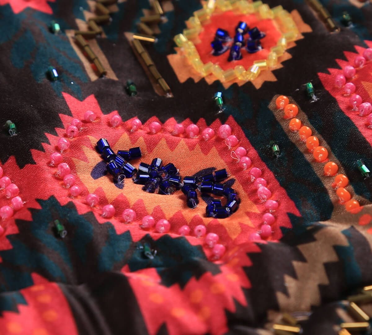 India Circus by Krsnaa Mehta Quivering Sublime Embroided Potli Bag