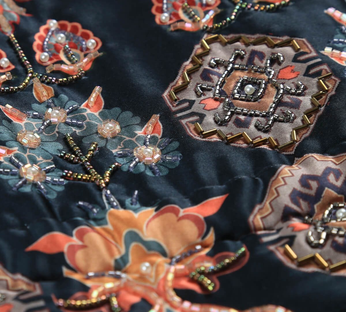 India Circus by Krsnaa Mehta Evergreen Essence Embroided Potli Bag