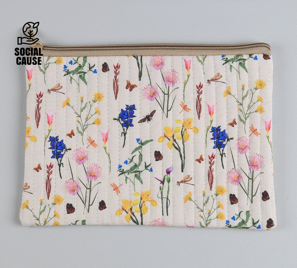 NGCPR Collection - Floral Play Quilted Utility Pouch Set of 2