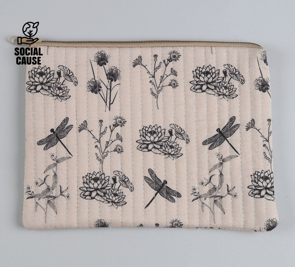 NGCPR Collection - Ghats Garden Quilted Utility Pouch Set of 2