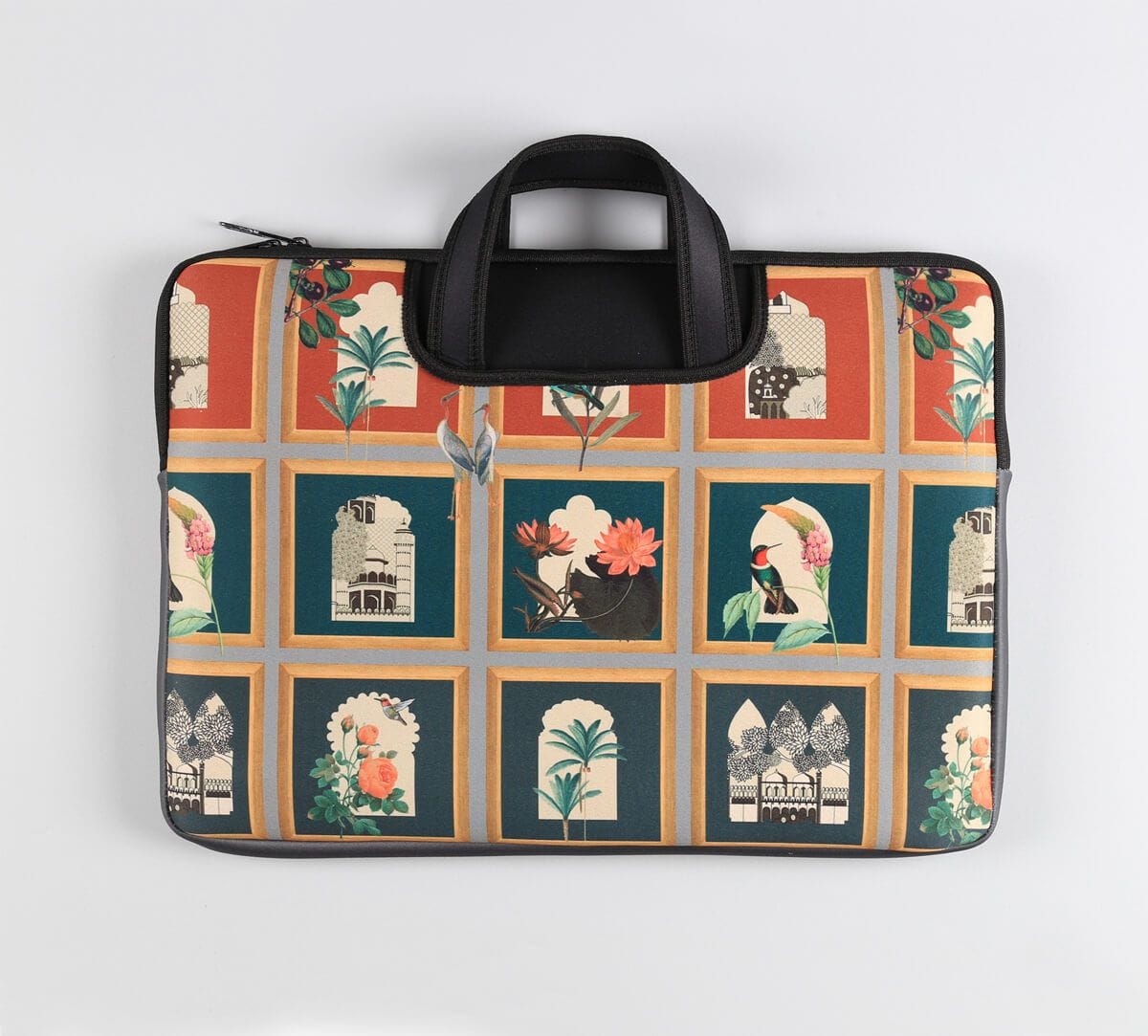 India Circus by Krsnaa Mehta Fluttering Blooms Laptop Bag