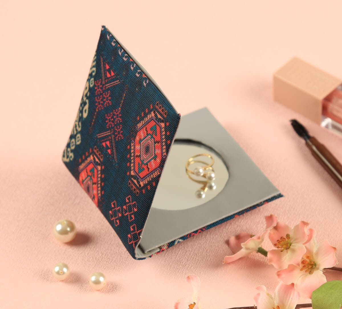 India Circus by Krsnaa Mehta Enchanting Mirage Pocket Mirror