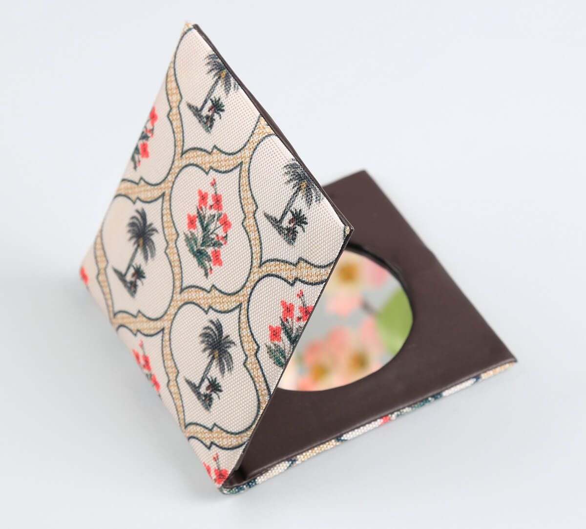 India Circus by Krsnaa Mehta Tropic Tryst Pocket Mirror