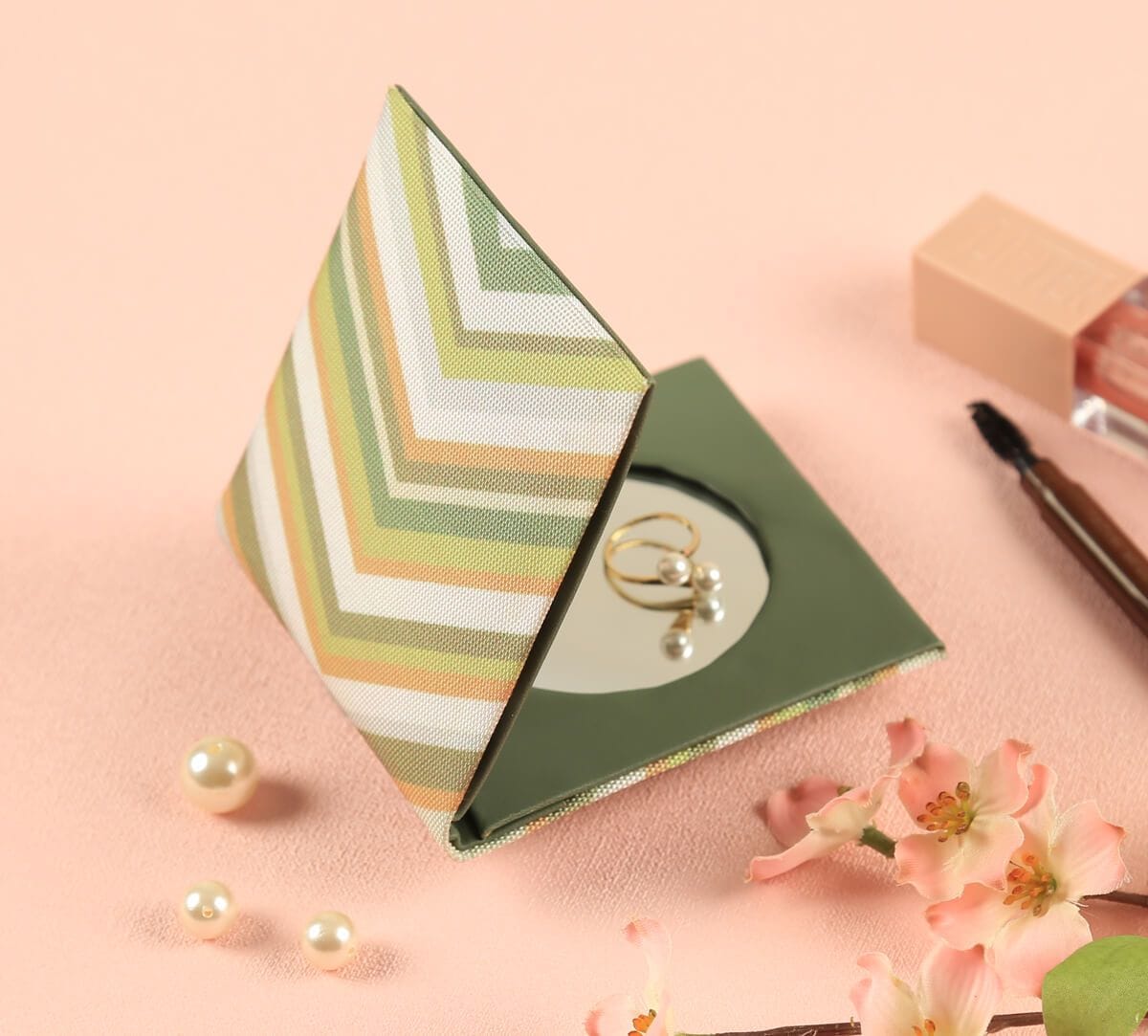 India Circus by Krsnaa Mehta Hills and Dunes Pocket Mirror