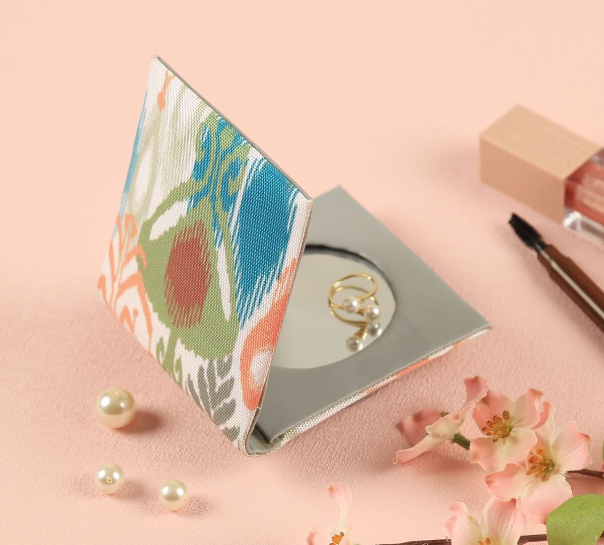 India Circus by Krsnaa Mehta Artisans of Earth Pocket Mirror