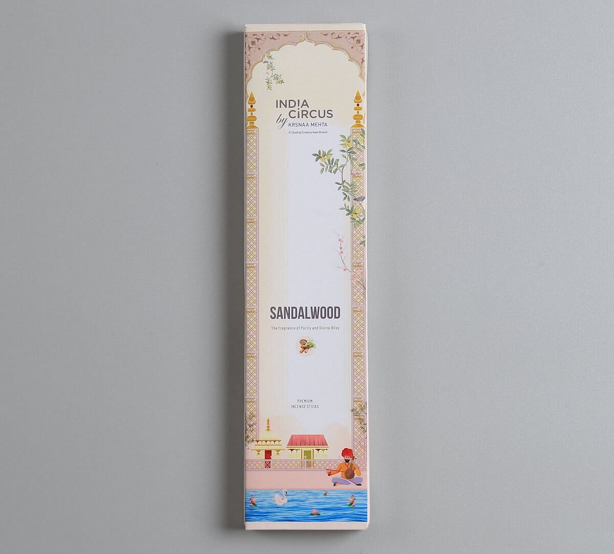 India Circus by Krsnaa Mehta Sandalwood Incense Stick Set of 20 Sticks