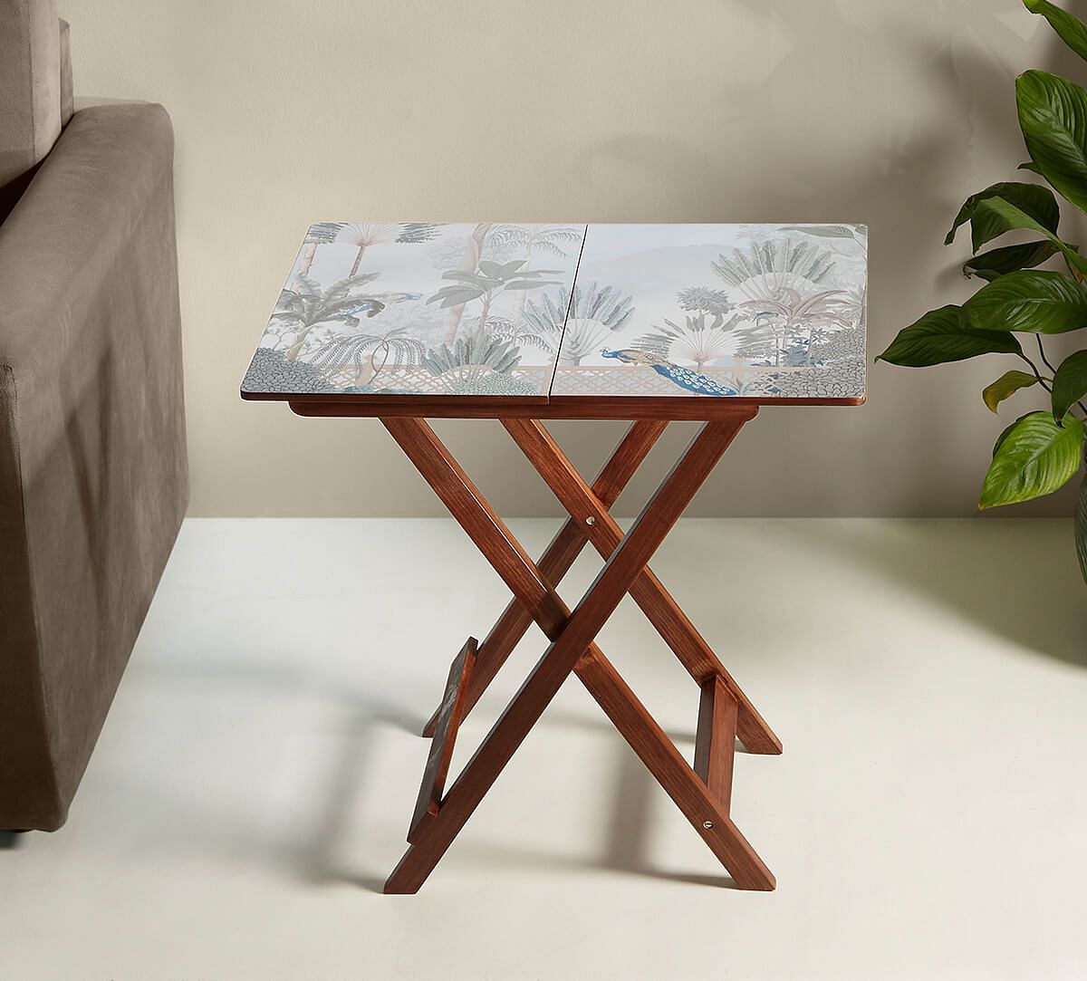 India Circus by Krsnaa Mehta Blooming Meadow Folding Side Table