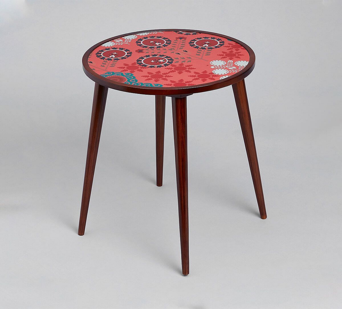 India Circus by Krsnaa Mehta Raceme Rosettes Round Side Table