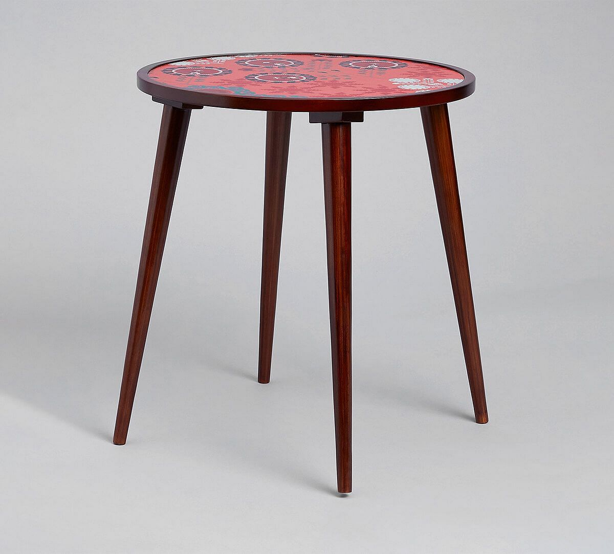 India Circus by Krsnaa Mehta Raceme Rosettes Round Side Table