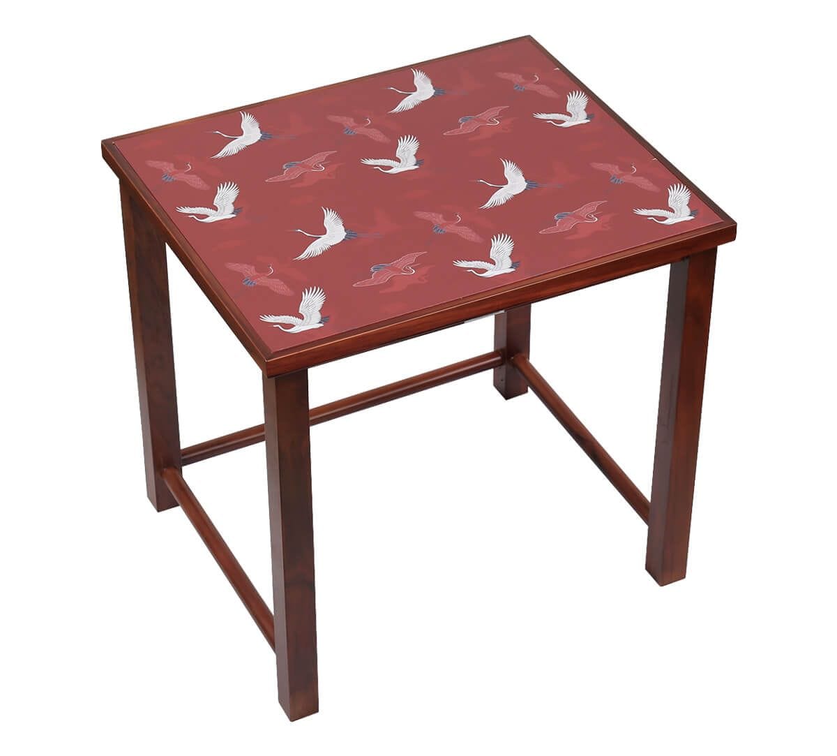 India Circus by Krsnaa Mehta Sarus Sunset Nesting Table