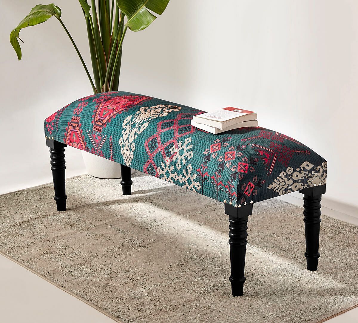 India Circus by Krsnaa Mehta Enchanting Mirage Wooden Bench