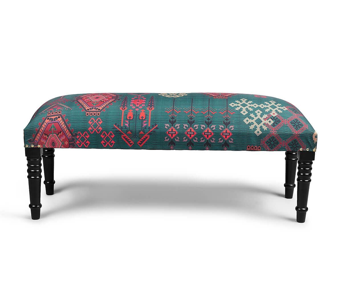 India Circus by Krsnaa Mehta Enchanting Mirage Wooden Bench