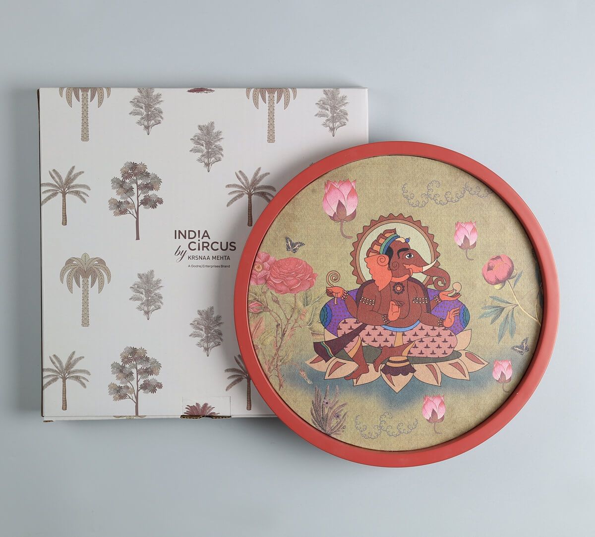 India Circus by Krsnaa Mehta Tamaras Ekdantay Wall Deco Plate