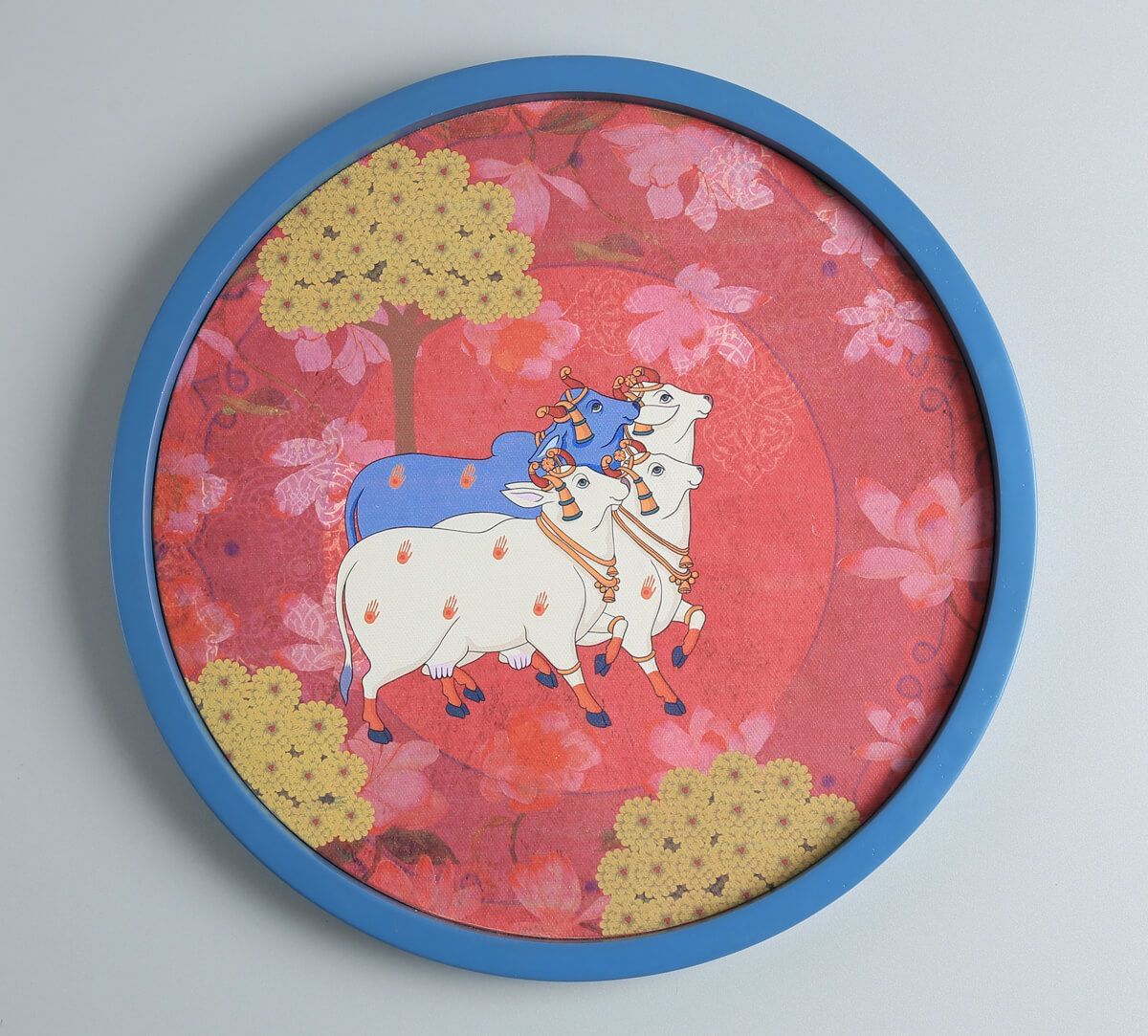 India Circus by Krsnaa Mehta Farms of Vrindavan Wall Deco Plate
