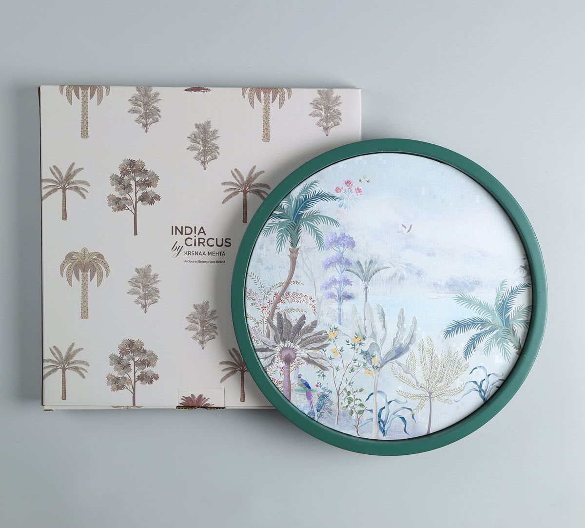 India Circus by Krsnaa Mehta Enchanting Eden Wall Deco Plate