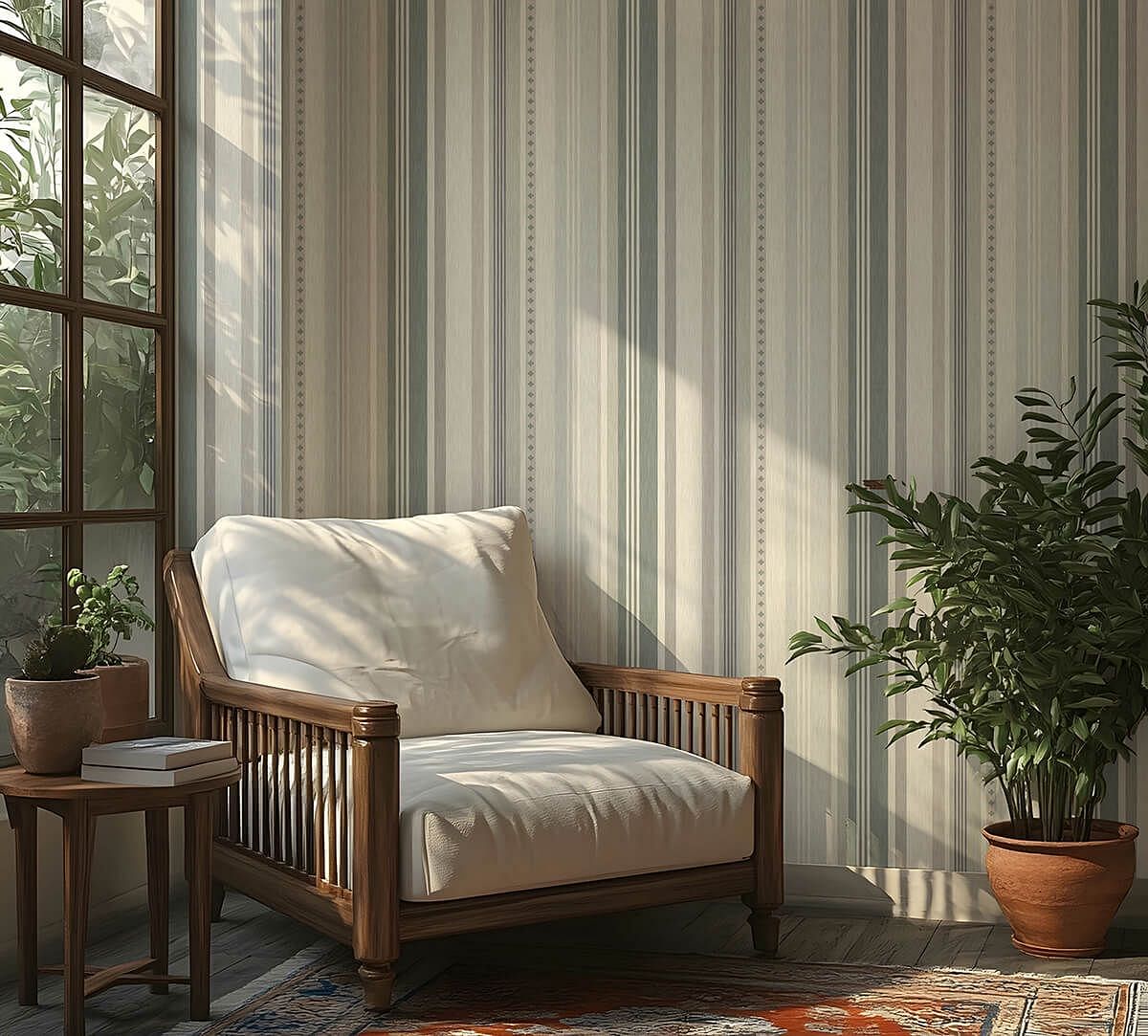 India Circus by Krsnaa Mehta Striped Musings Charming Wallpaper