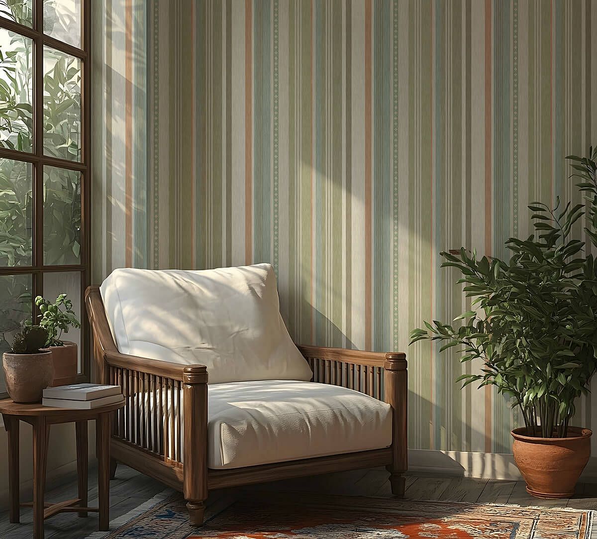 India Circus by Krsnaa Mehta Striped Musings Silent Wallpaper