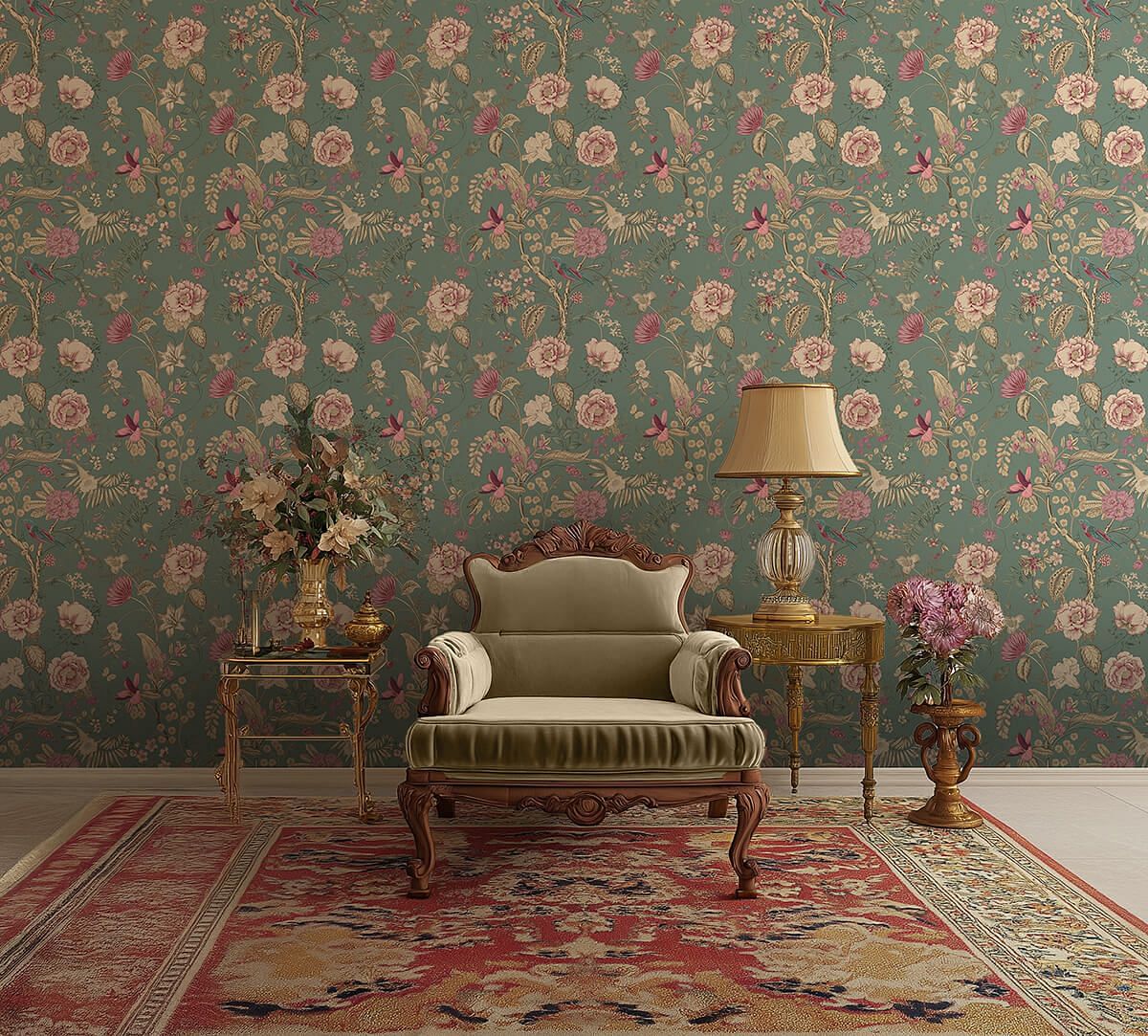 India Circus by Krsnaa Mehta Rustic Realm Spring Wallpaper