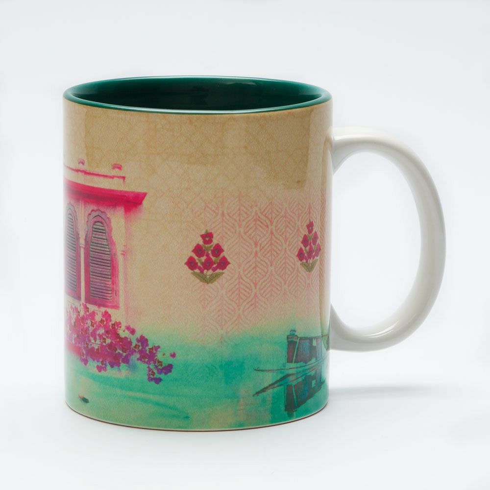 Peeping Peacock Mug