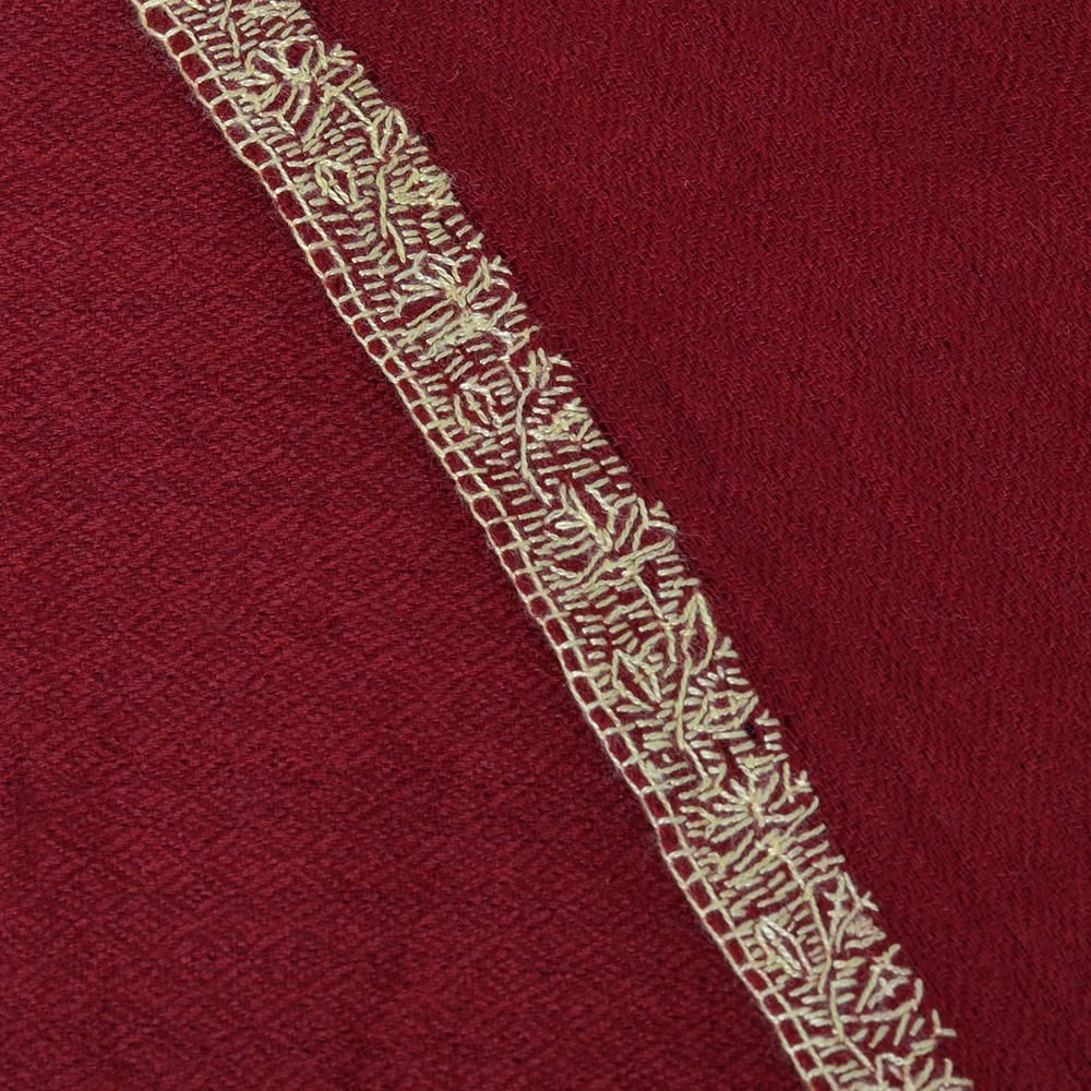 Carmine Rose Cashmere Shawl