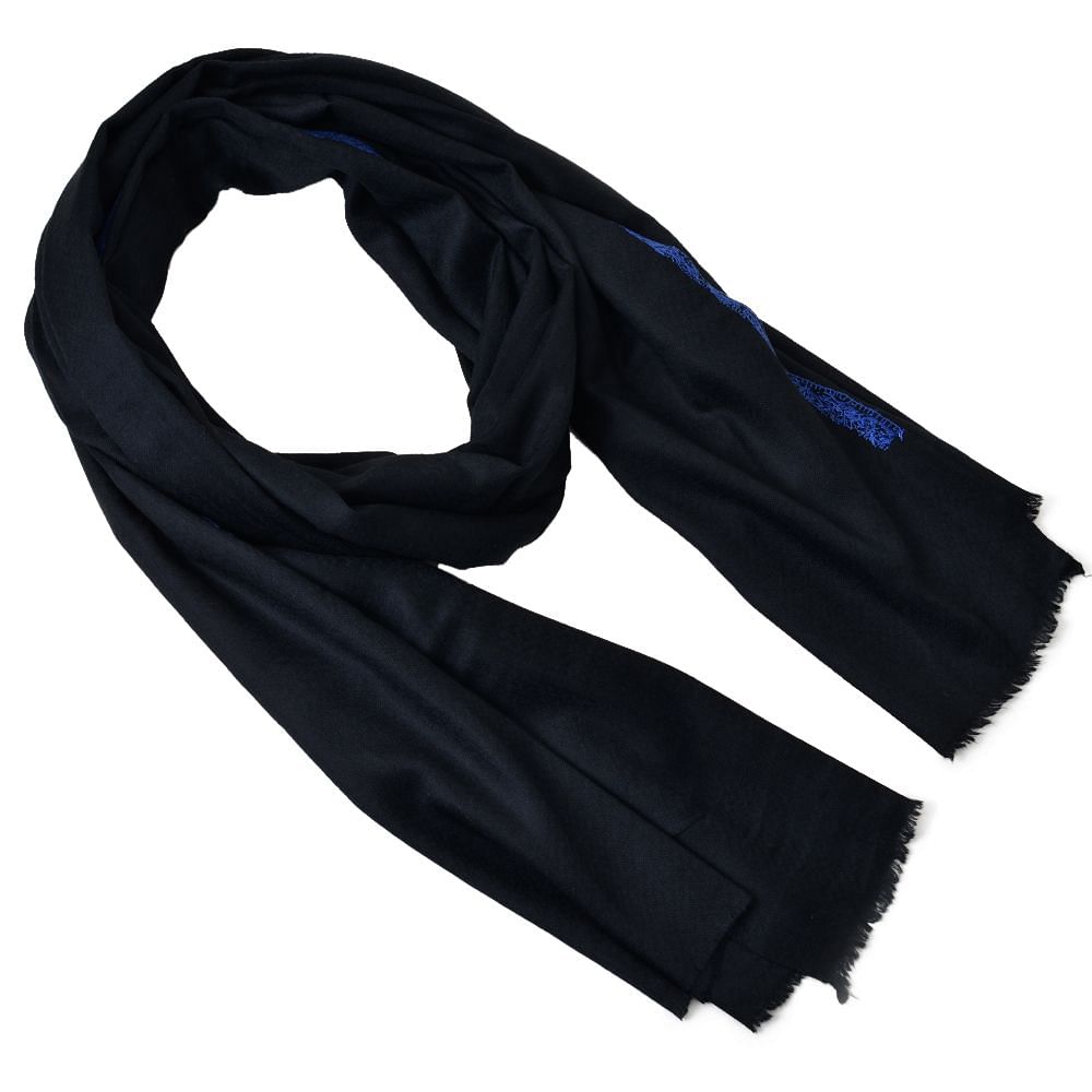 Cobalt Saphhire Cashmere Shawl