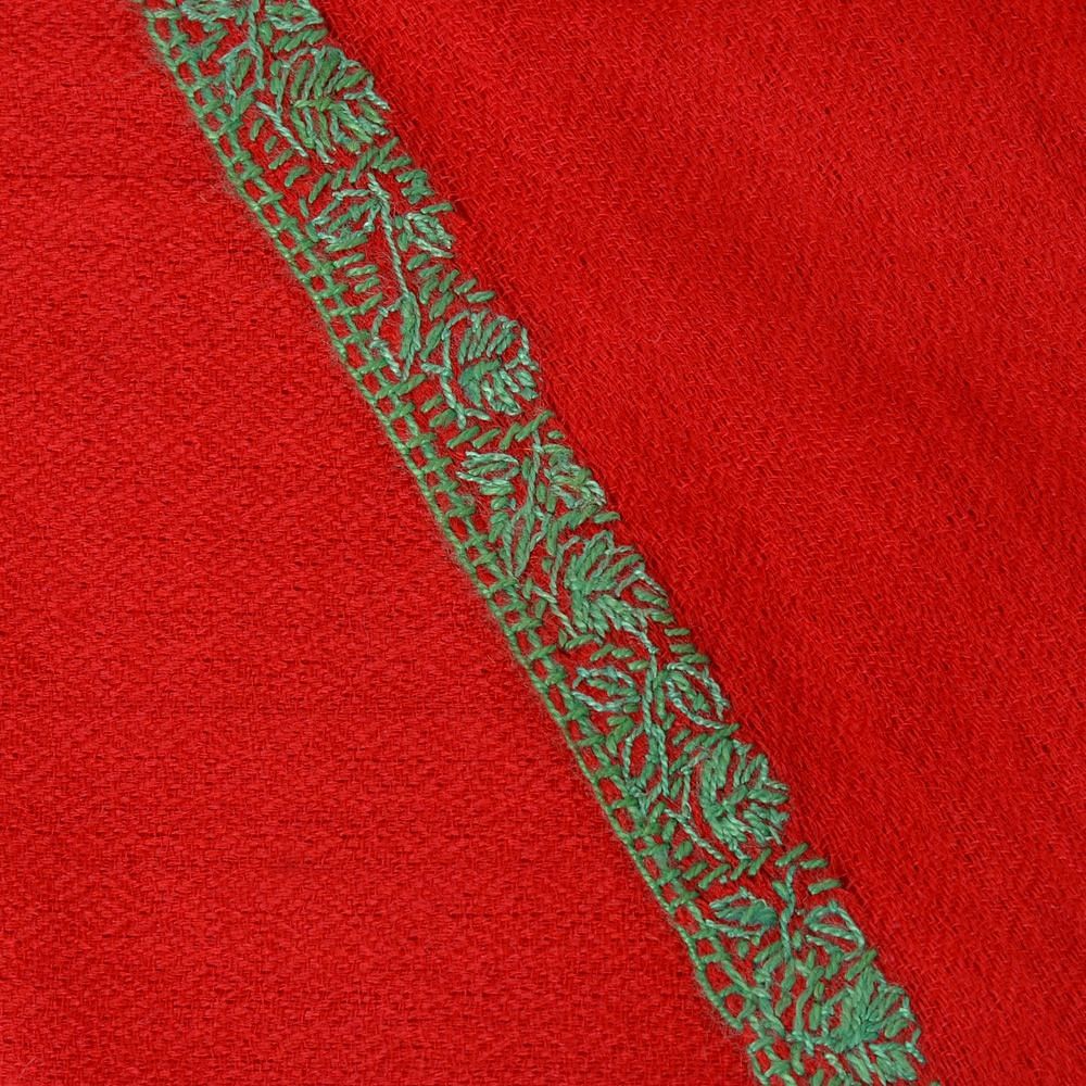 Crimson Garnet Cashmere Shawl