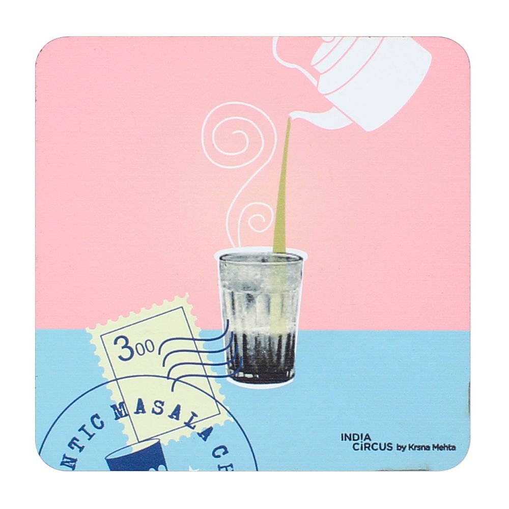Cutting Chai MDF Coasters - (Set of 6)