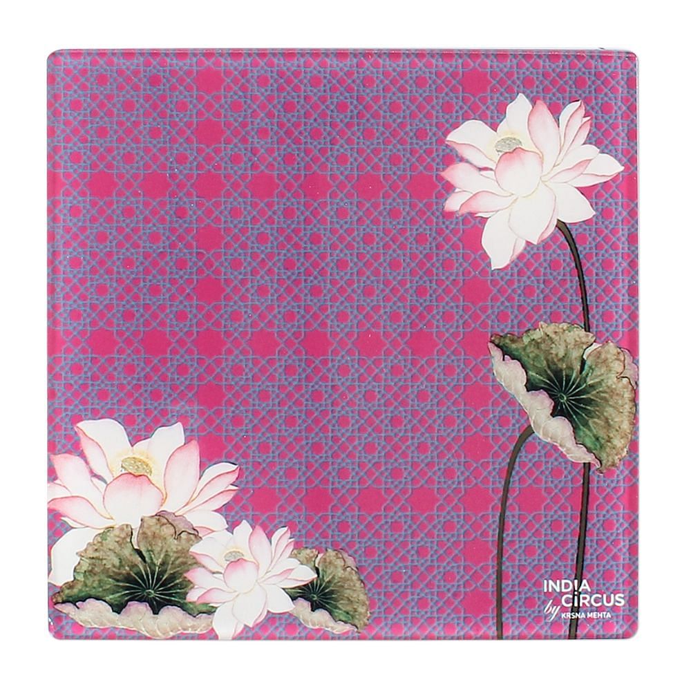 Lotus Love Acrylic Coasters - (Set of 6)
