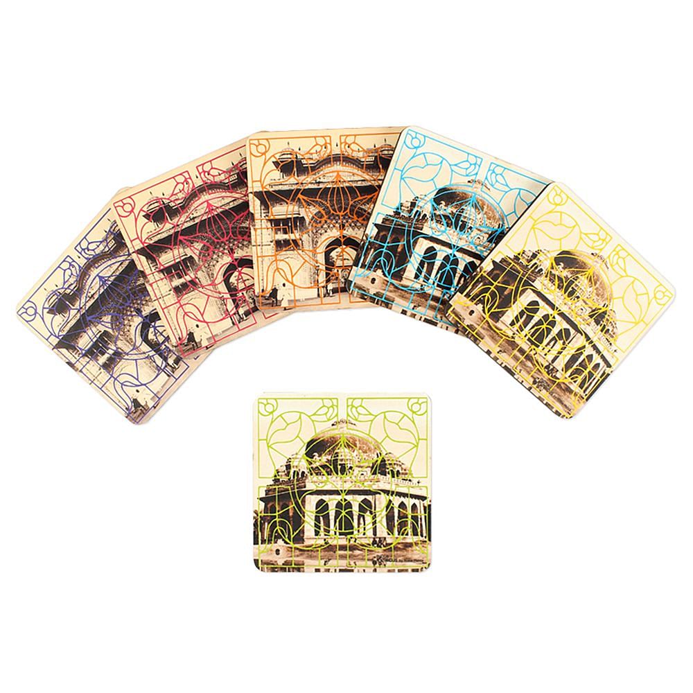 Rustic Tones MDF Coasters - (Set of 6)