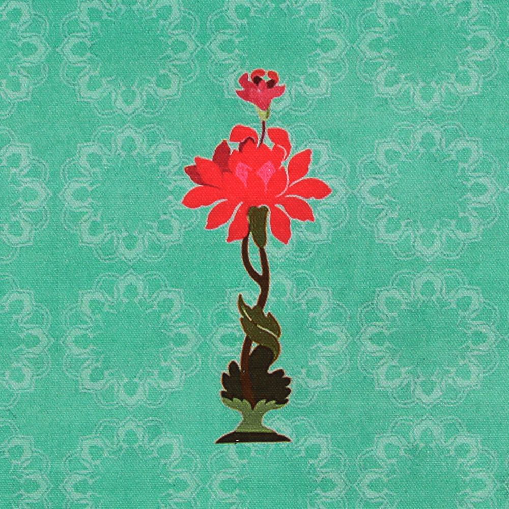 Lotus grid Table Mat and Napkin(Set of 6)