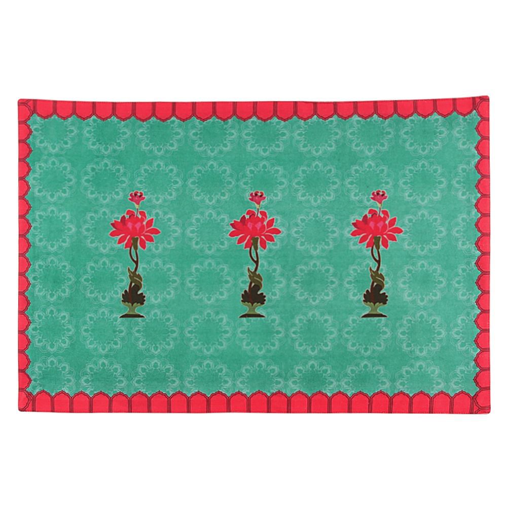 Lotus grid Table Mat and Napkin(Set of 6)